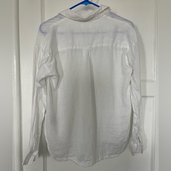 Uniqlo premium linen shirt white XS - Picture 7 of 7